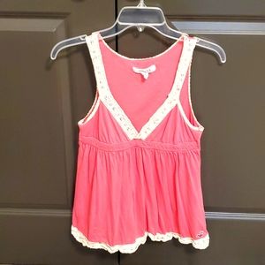 Pink Hollister Tank